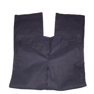 Denim stretch slacks